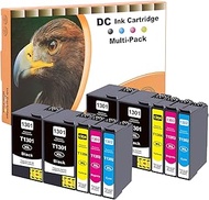 D&C 10x Printer Cartridges Compatible with Epson 13XL T13XL for Epson WF7015 7525 3540 SX420W BX320F