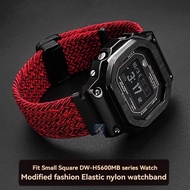 Elastic nylon Watchband For Casio DW-H5600 DWH5600 Series 40th Anniversary Magnetic buckle Watch Str