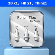 Double Layer Tip For Apple Pencil Pen Nib For Apple Pencil 1st 2nd Generation 2B HB 2.0 3.0 Soft Har