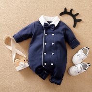 Aestheticangels -- premium Baby Boy Jumper 0-18 Months Old/Long Sleeve Chef Navy Jumper