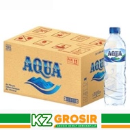 Air Mineral Aqua Botol 600ml (1 Dus isi 24 Botol)
