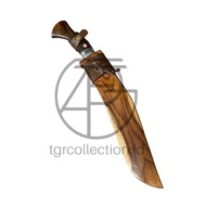 TGR pisau kukri sembelih kayu senokeling bahan baja per kuat dan kokoh multifungsi
