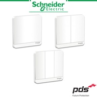 Schneider Electric AvatarOn 1Gang, 2Gang, 3Gang, 4Gang - 1Way Light Switch (without LED) - White