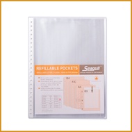 ✰ ∢ ➧ Seagull Clearbook Refill 10 Sheets