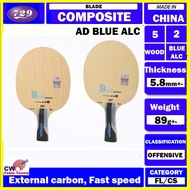 Friendship 729 Blue Advance ALC  5Wood 2ALC Table Tennis Bat Racket  Papan Kayu Racket Ping