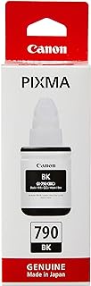 Canon GI 790 PBK Original Black Standard Yield Ink Cartridge | Works with G1000/2000/3000/4000 | 0671C001AA