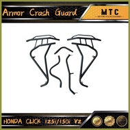 ♣ ✟ ✿ Full Armor Crash Guard Honda CLICK125i V2 V3 / CLICK150i V2 V3 Game Changer V2 V3