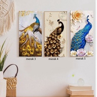 Hiasan Dinding Rumah Merak Klasik Minimalis Home decor dekorasi walldecor Merak
