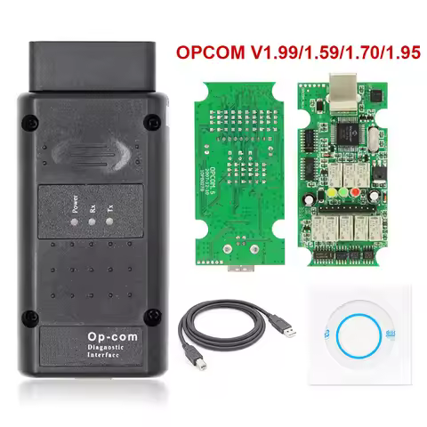 OPCOM V2014 V1.99/1.78/1.70/1.59 Diagnostic Tool For Opel Flash Firmware Update With PIC18F458 FTDI