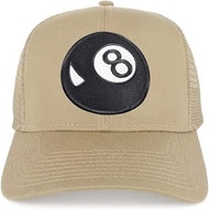 Magic 8 Ball Patch Structured Mesh Trucker Cap