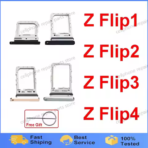 For Samsung Galaxy Z Flip 1 2 3 4 Flip3 5G F7110 Flip4 F7210 Flip 5G F7070 F7000 Sim Card Tray Slot 