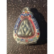 LP Thap Phra Pidta Ner Merkapat BE 2470 Amulet  必打 佛牌