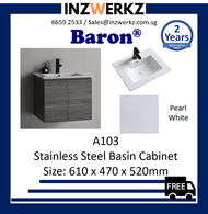Baron A103 Stainless Steel Basin Cabinet