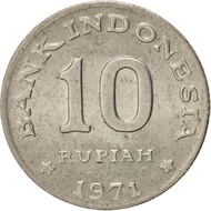 10 Rupiah 1971 Uang Kuno Uang Mahar Uang Jadul Uang Lama