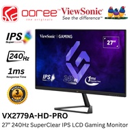 VIEWSONIC 27" VX2779A-HD-PRO LED FULL HD @240Hz IPS PANEL GAMING LCD MONITOR (1MS, INPUT: HDM + DP +