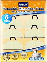 KEEPOW Replacement Mop Pads Compatible with Shark RV2610WA AV2610WA AV2620WA AV2630WA RV2410WD Matri