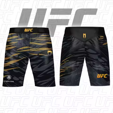 UFC Fitness Boxing Shorts Men's and Women's Outdoor Sports Casual Shorts Comfortable Quick Drying