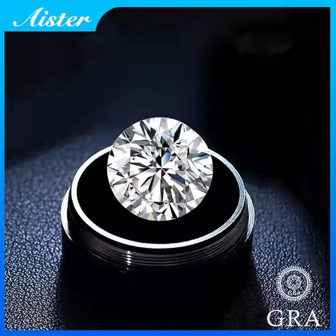 100% Real Moissanite Lab Grown Diamond D Color Certified Moisanite Loose Stone Moissaita Gemstone wi