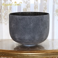 Crystal Soul Obsidian Alchemy Crystal Singing Bowl 12 Inch 432Hz C Tone Nature Frequency Anxiety Red