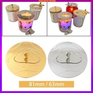 [Tachiuwa2] Candle Cover Jar Lid Shade Zinc Alloy Candle Jar Cover for Candles Jar