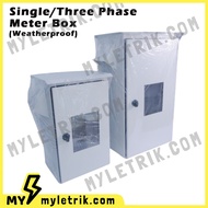 Single 1 Phase / Three 3 Phase Outdoor Die Cast Metal Meter Box / Board Weatherproof