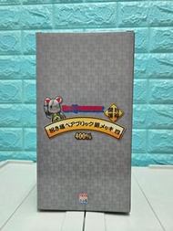 Medicom Toy Be@Rbrick - 單眼招財貓 銀色電渡 400% 第四代銀 招財貓