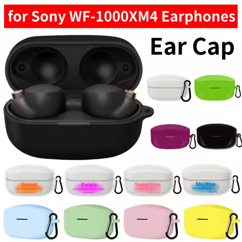 Silicone Protective Case For SONY WF-1000XM4 Earphone Cover Protector Charging Box ​Cover For SONY W