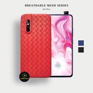 Vivo Y21 Y21a Y21e Y21G Y21t Y21s Y33t Y33s Breathable Mesh Weaving Grid Flexible TPU Phone Case Cov