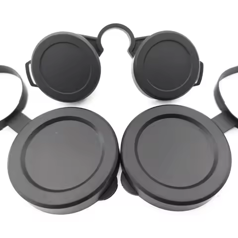 Binoculars Protective Rubber Objective Lens Caps 52mm-55mm/61mm-63mm Binocular Eyepiece Lens Cover T