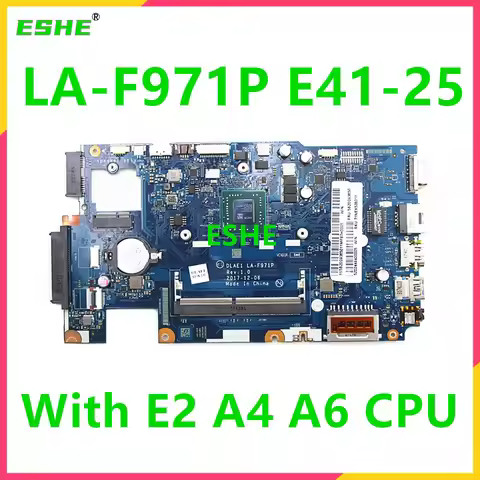 LA-F971P motherboard For Lenovo E41-25 Laptop Motherboard With E2 A4-4350 A6 CPU DDR4 5B20Q93644 5B2