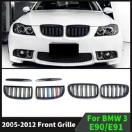 Upgrade Front Kidney Hood Grille Racing Grill Facelift For BMW E90 E91 3 Series 2005-2012 325i 320i 