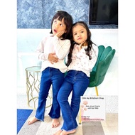 Seluar Bootcut budak perempuan / Kids bootcut / seluar jeans