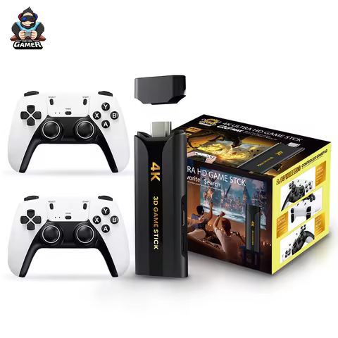 Q8 max Game Stick 4K consola games with 2.4G Wireless Gamepad HD Output Retro Video Game Consoles Cl