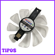 [TIPOS] RX 590/580/570/VEGA 100MM 0.45AMP FD10015M12D GPU Cooler Fan For Sapphire RXVE GARX480 RX590