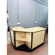 OPPA CASHIER COUNTER W/MELAMINE BOARD/ CASHIER COUNTER TABLE/ MEJA KAUNTER/