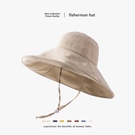 Spring And Summer Big Brim Bucket Hat Women's Beach Sun Hat Women's Uv Protection Sun Hat Outdoor Sun Protection Hat 【ye】