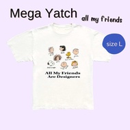 |พร้อมส่ง| เสื้อ Mega Yacht all my friends (size L)