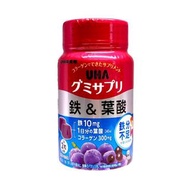 UHA味覺糖 鐵&葉酸 補給軟糖 30日分 60粒
