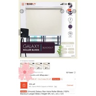 100% blackout roller blind