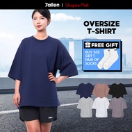 7allen Casual Oversized Cotton T-shirt, Woman T-Shirt, Plain Oversized T-Shirt