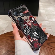 infinix Smart 8 Pro smart8 X6525 X6525D X6525B Marvel Cartoon Case Protective Casing Clear Spider Ma
