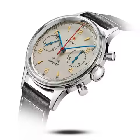Men's watches 1963 pilot automatic watch 42mm waterproof retro quartz chronograph vintage dress watc