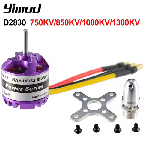 9imod D2830 750KV /850KV /1000KV /1300KV 3.175mm Brushless Outrunner Motor 2-4S For RC Mini Multicop
