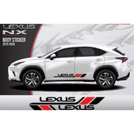 LEXUS NX CAR BODY STICKER SET