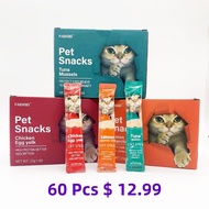 Cat Strips Premium Creamy Nutritious Cat Treats/ FAENBEI nutritious Cat Food/Cat snacks For All Bree