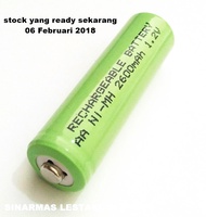 Baterai AA NI-MH 2600mAh 1.2V Recharger/Isi Ulang