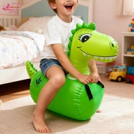 [Abbraccia] Kid Bouncy Dinosaur Toy Inflatable Riding Hopping Toy PVC Easy to Use Gift Ride