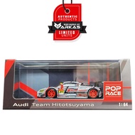 POP RACE 1/64 AUDI R8 LMS SUPER GT SERIES 2019 AUDI TEAM HITOTSUYAMA #21