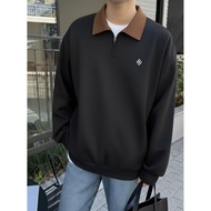 PLATINUM WORLD Sweatshirt Crewneck Halfzip Rugby Couple Men - Women HK Premium Quality H 003