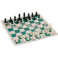 International Premium Chess Set (Tournament Chess Set with Solid Case Durable PVC Chess Board) / 國際專用西洋棋